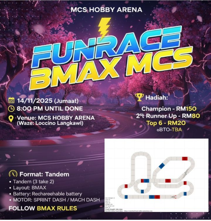 MCS BMAX FUN RACE Poster
