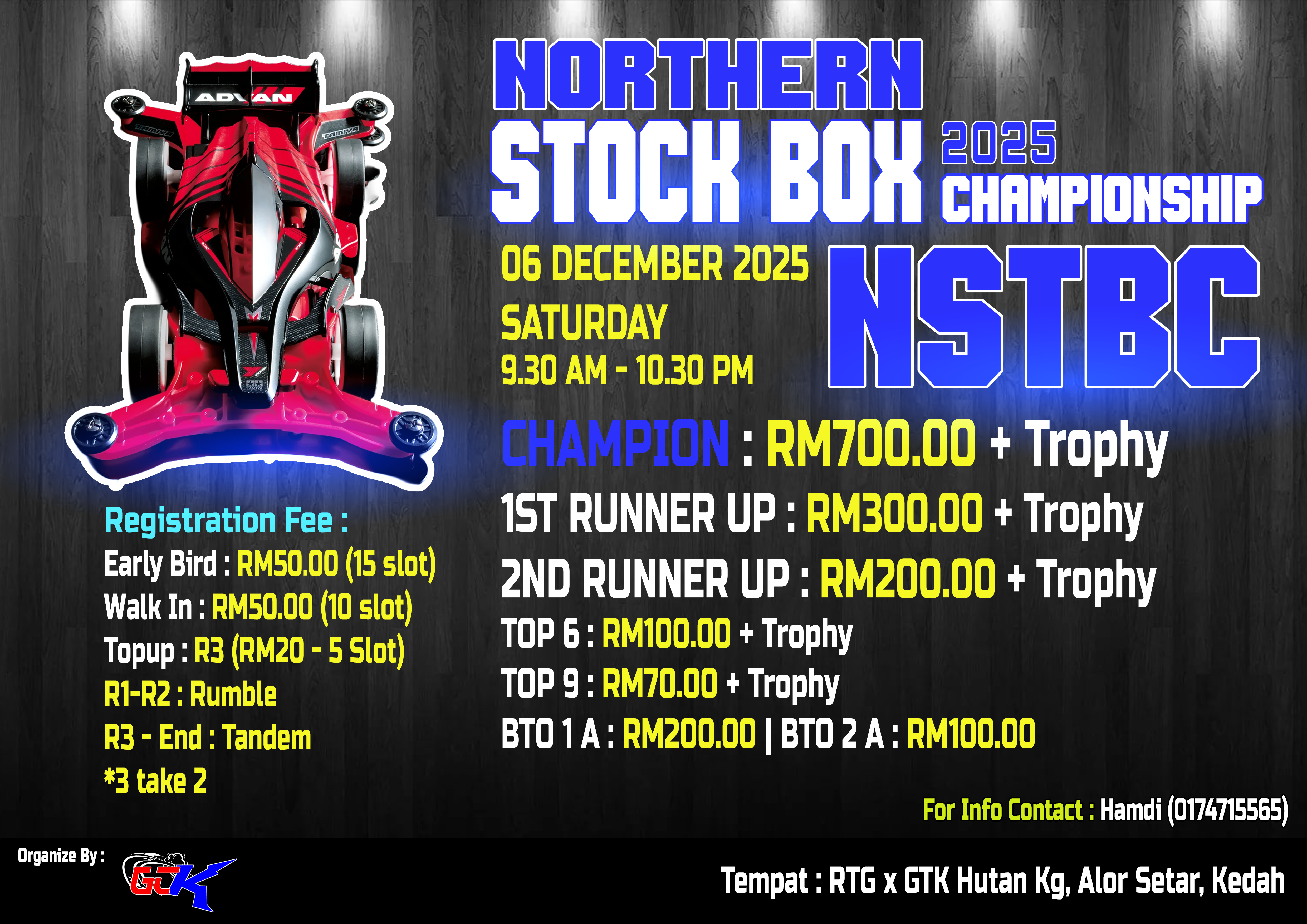 NORTHERN STOCKBOX CHAMPIONSHIP VOL.1 - NSTBC 2025 Poster