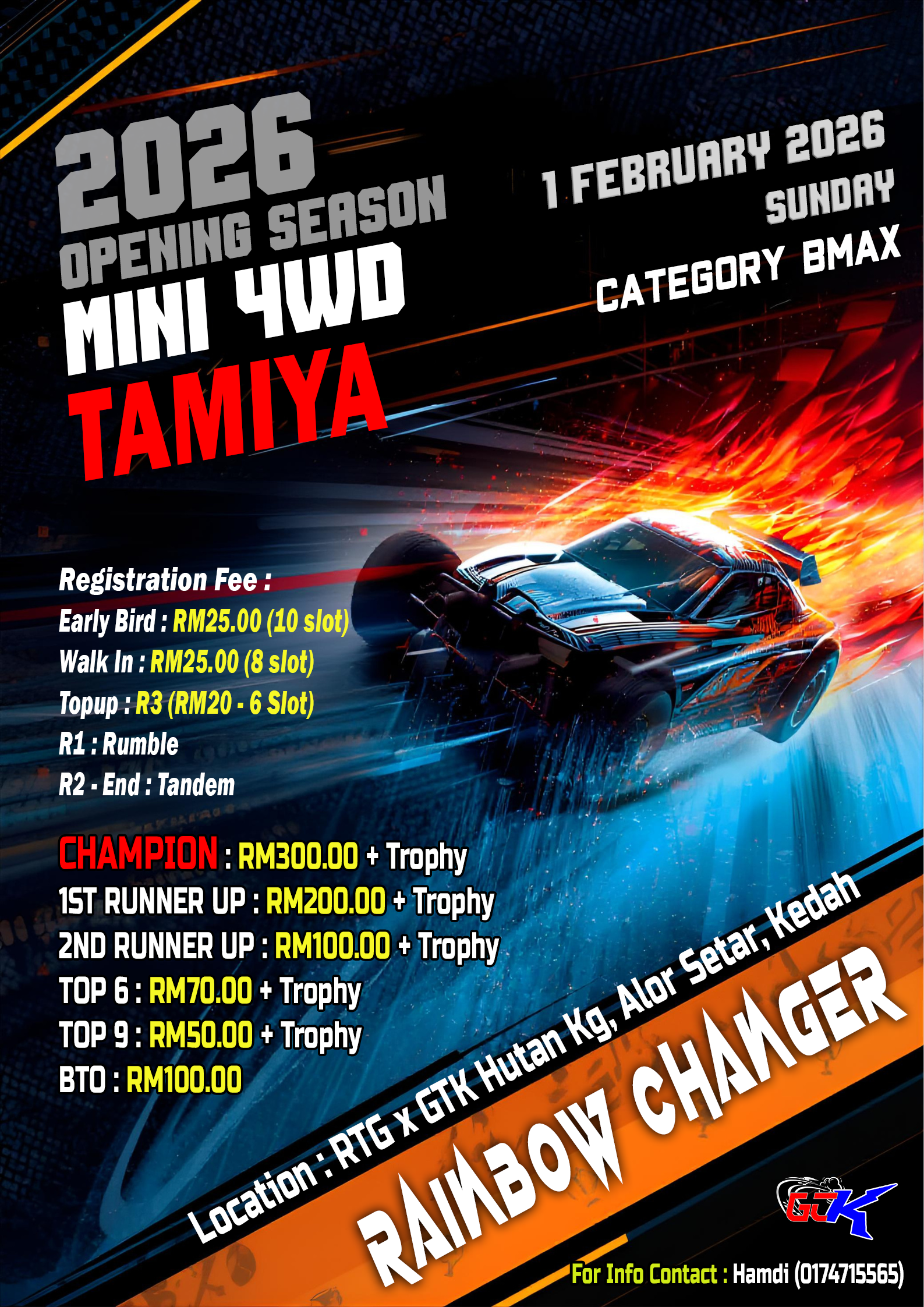 Opening Season 2026 BMAX Rainbow Challenge Poster
