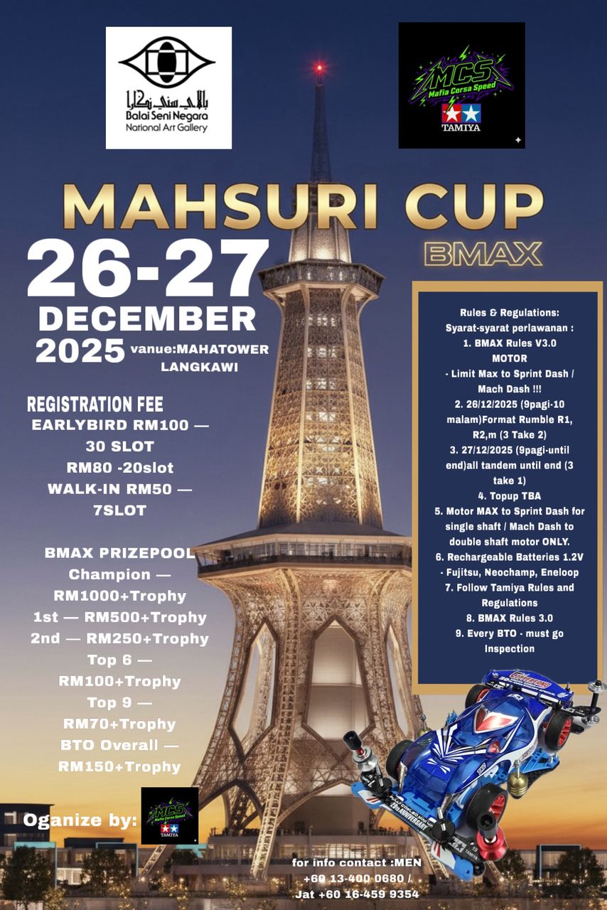 BMAX MAHSURI CUP Poster