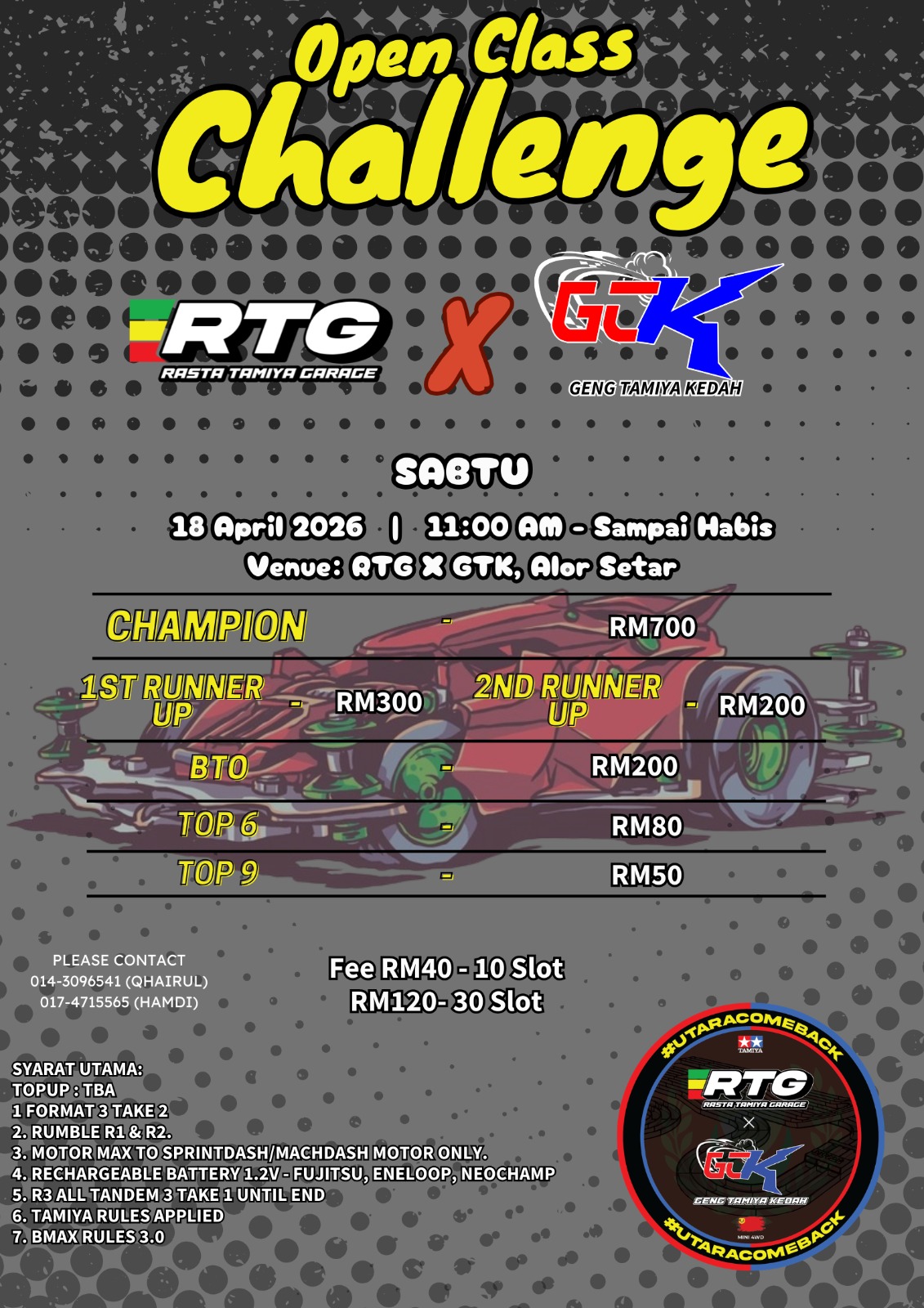 RTG x GTK Open Class Challenge II 2026