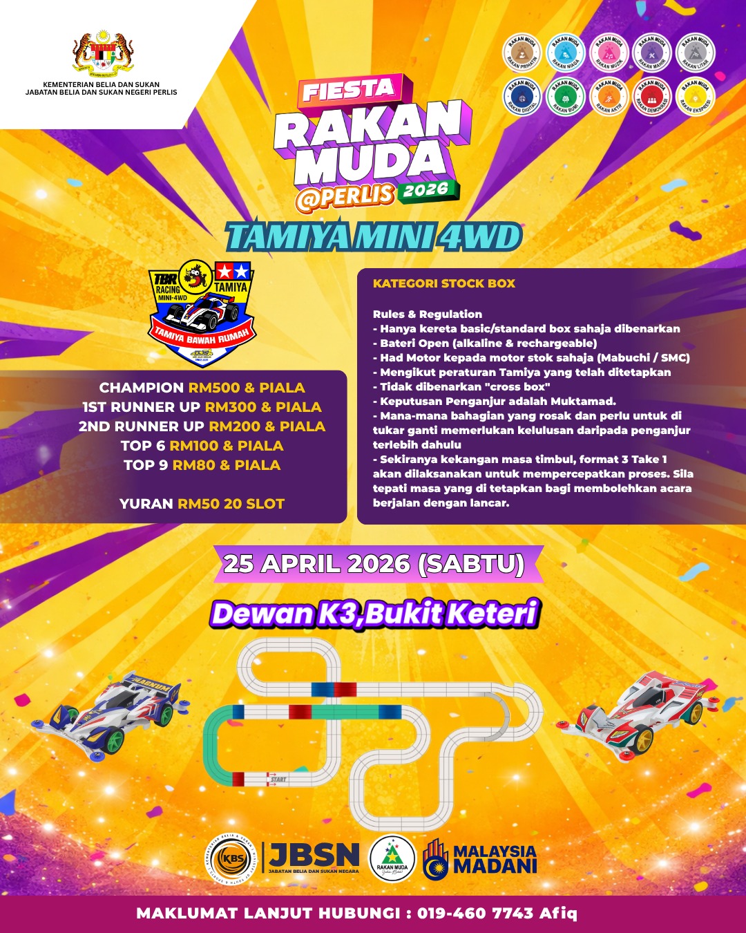 TAMIYA MINI 4WD STOCK BOX @ FIESTA RAKAN MUDA PERLIS 2026