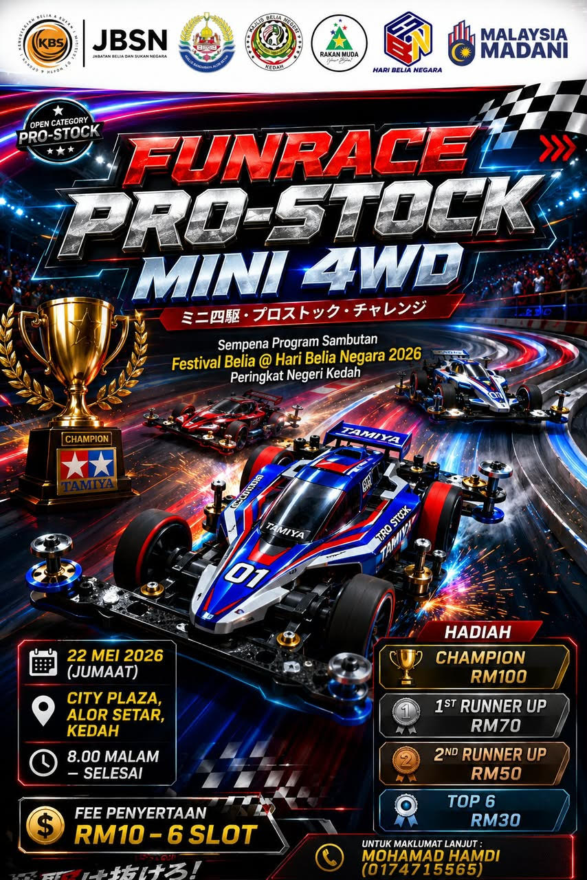Funrace Pro-Stock Mini 4WD Night Challenge 2026 Poster