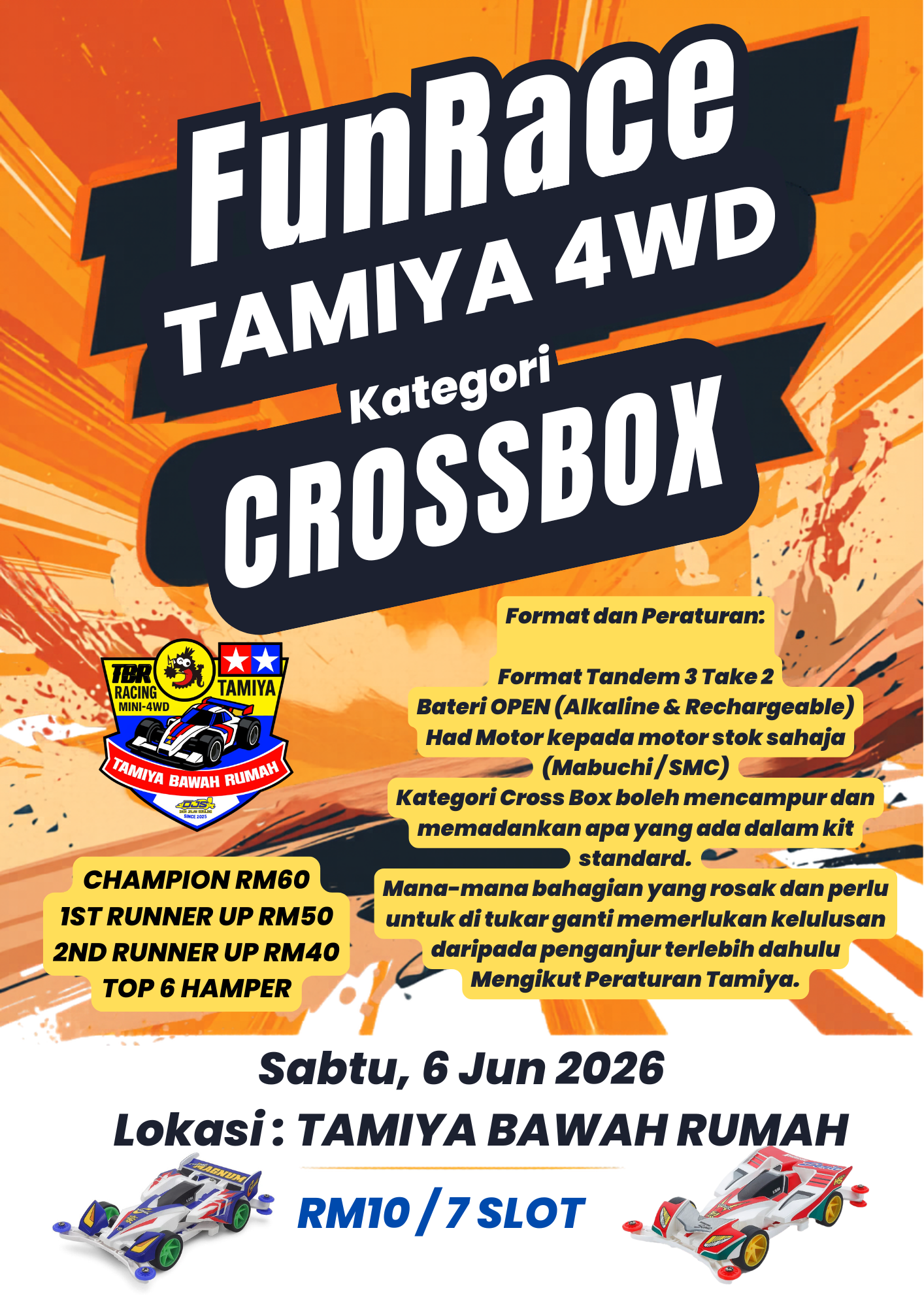 TBR CROSSBOX WEEKEND RACE Poster