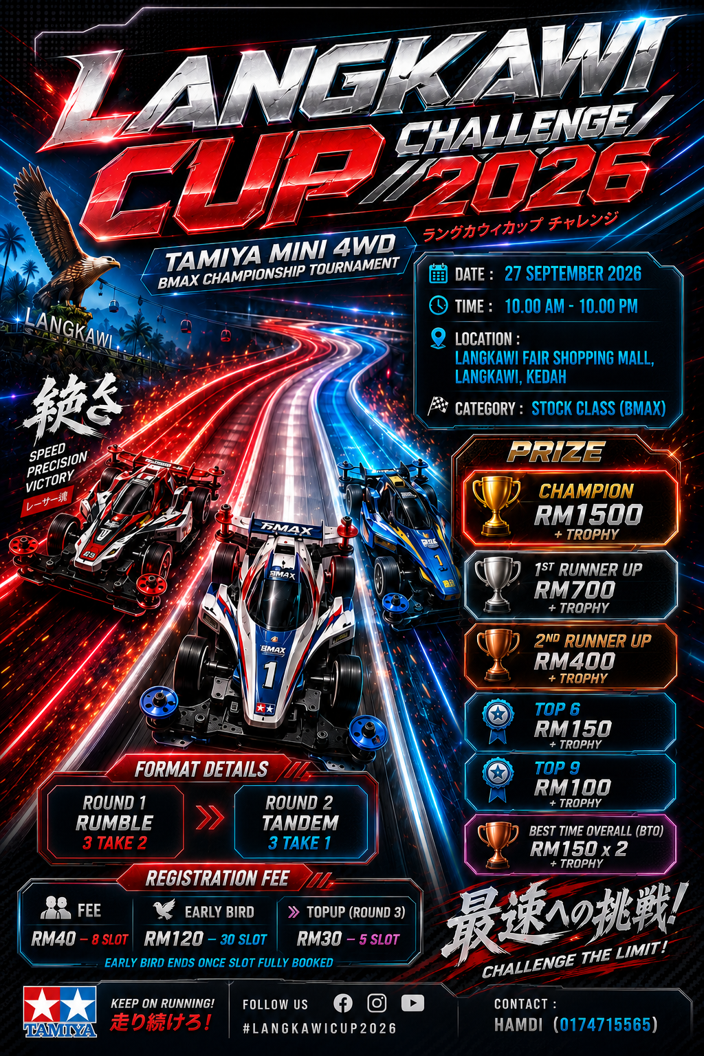 MINI 4WD LANGKAWI CUP II X WORLD CHALLENGE BMAX CLASS SELECTION 2 2026