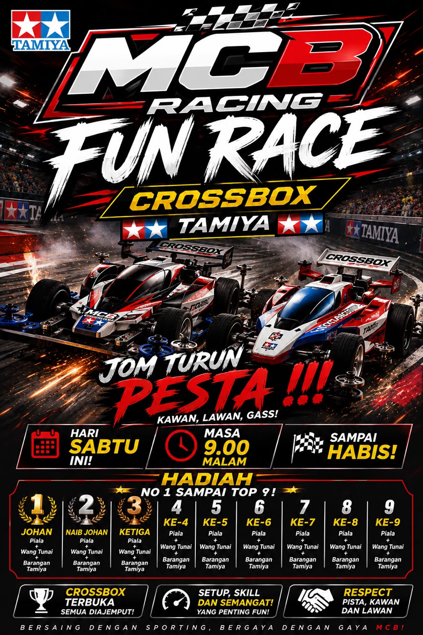 MCB CROSSBOX WEEKEND RACE Poster